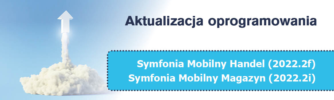 Ilustracja symbolizująca nową wersję modułu Mobilny Magazyn 2022.2f oraz Mobilny Handel 2022.2i